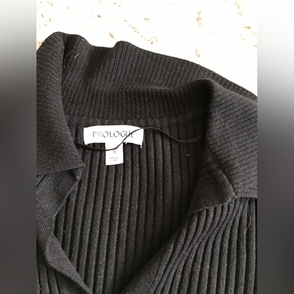 Prologue Small Black Short Sleeve Sweater - Picture 3 of 3